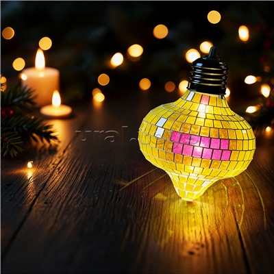 Новогоднее украшение "Диско" (8см)