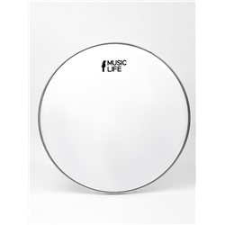 Пластик для барабана Music Life 14 дюймов, белый