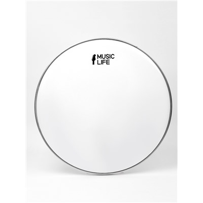 Пластик для барабана Music Life 14 дюймов, белый