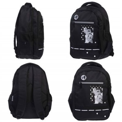 Рюкзак школьный "BASIC STYLE. LOVELY" 41х30х15 см 2 отделения 3 кармана (089649) 03059 Хатбер