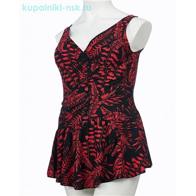 6962-1 Купальник сплошной платье (52-60)