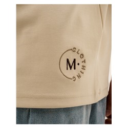 Футболка мужская MINAKU, размер XL, бежевая