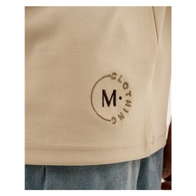 Футболка мужская MINAKU, размер XL, бежевая