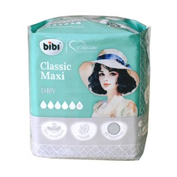 Прокладки "BIBI" Classic Maxi Dry, 6 капель, 8 шт.