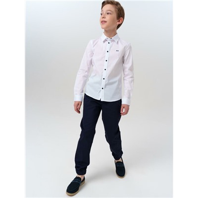 Рубашка текстильная для мальчиков (slim fit)