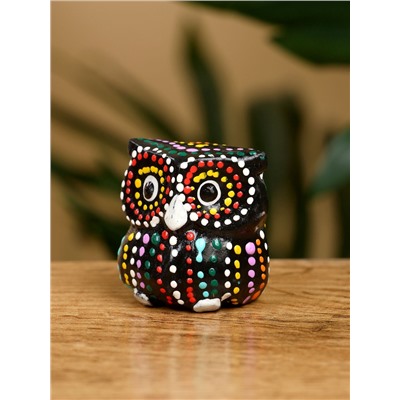 Набор сувенирный «Совушки», 5 шт., 3 см, дерево албезия