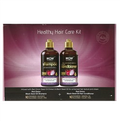 Wow Skin Science, Шампунь с маслом черного тмина и красным луком + кондиционер, набор из 2 продуктов