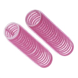 Dewal Beauty Бигуди-липучки DBL-24, 24 мм, розовый, 10 шт. 3894