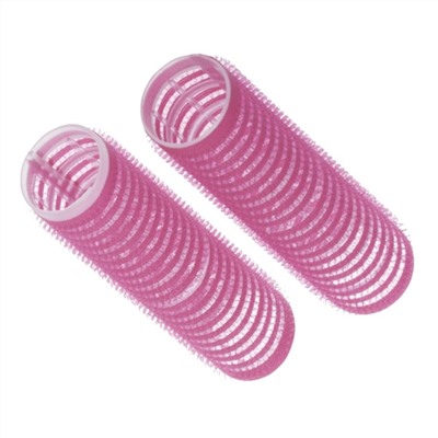 Dewal Beauty Бигуди-липучки DBL-24, 24 мм, розовый, 10 шт. 3894