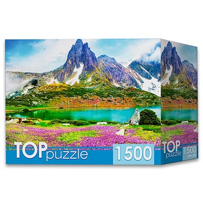 Пазлы 1500 TOPpuzzle "Цветущие горы"