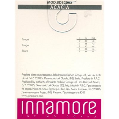 Трусы танга, Innamore, BD32002