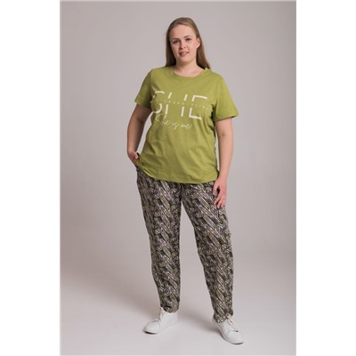 Костюм футболка и брюки М326015Пфч