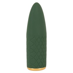 Зеленый мини-вибратор Luxurious Mini Vibrator - 11,5 см.