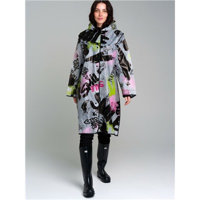 Плащ из полимерного материала для женщин (дождевик)