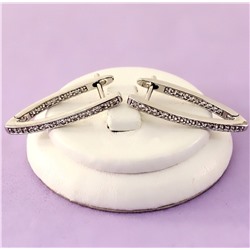 Серьги родий Н01-13584