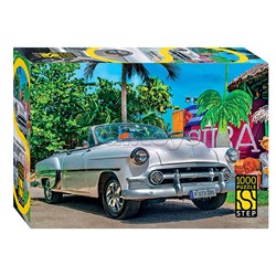 Пазлы 1000 "Автомобиль. Куба"