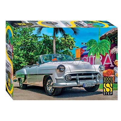 Пазлы 1000 "Автомобиль. Куба"