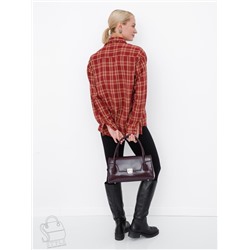 Сумка женская кожаная 0030VG wine purple Vitelli Grassi