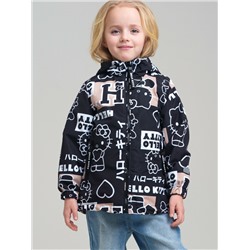 Куртка текстильная с полиуретановым покрытием для девочек (ветровка)