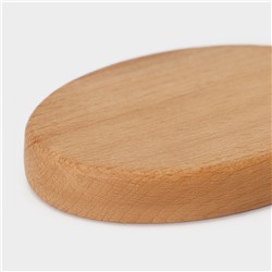 Доска деревянная для подачи и сервировки Доляна, 15×7×1,6 см, бук