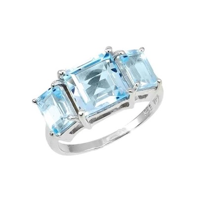 Кольцо из серебра топаз, Вилар