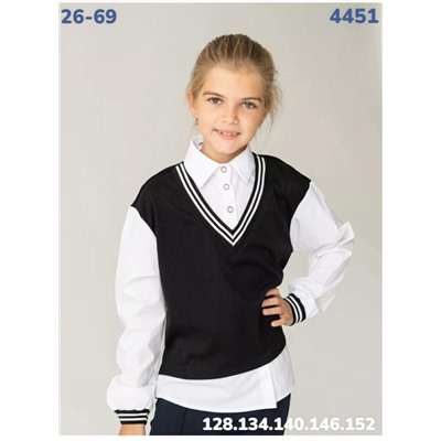 Джемпер 4451 чёрный