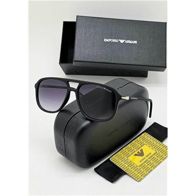 Набор мужские солнцезащитные очки, коробка, чехол + салфетки #22892477