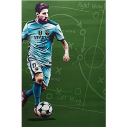 Папка детская STAR FOOTBALL (П-0002) пластик, 334х260мм НАТАЛИ, 1033010