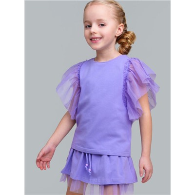 Фуфайка трикотажная для девочек (футболка)