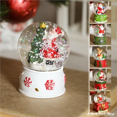 Новогодний шар 4,5 см микс / 3045 /уп 12/144/БЕЗ ВЫБОРА ФОРМЫ