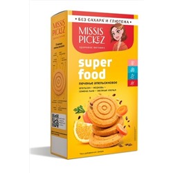 Печенье Superfood апельсин и морковь Missis Pickez 100г ЭКОПРОДУКТЫ, 1185107