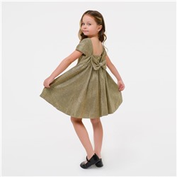 Платье нарядное для девочки KAFTAN, размер 86-92 см, золотистое