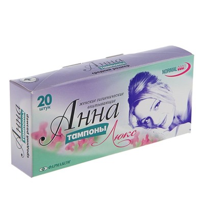 Тампоны «Анна» Lux средний размер, 20 шт.