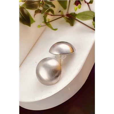 Серьги Суперлегкие Полусфера + Подарок НАТАЛИ, 1133042