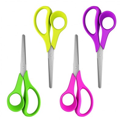 Ножницы детские 140 мм JOY Ergo с линейкой 35147 ErichKrause