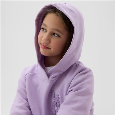 Толстовка (худи) детская MINAKU: Exclusive print, фиолетовая, рост 140 см