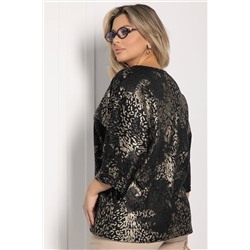 Блуза Австрия (черно-золотая) Б12535-27
