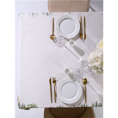 Скатерть «Этель. Кроличья ферма», 149×110 см, 100% хлопок, саржа 190 г/м²