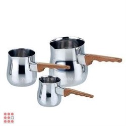 Набор турок для варки кофе 3 шт. нерж. сталь, Milk pot