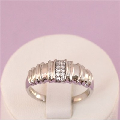 Кольцо родий H01-13743 размер 17 17,5 18 19 20