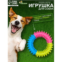 Игрушка жевательная для собак «Кусочек счастья», 9.5 см