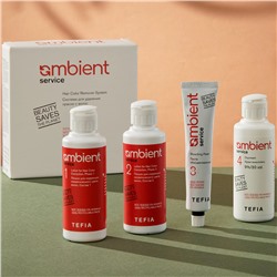 TEFIA Ambient Service Система для удаления краски с волос 3х120 мл + 60 мл