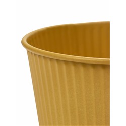 Декоративное кашпо «Ведёрко Килли», 14×14×13 см, металлическое, жёлтое