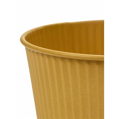 Декоративное кашпо «Ведёрко Килли», 14×14×13 см, металлическое, жёлтое