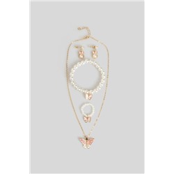 Набор (Бусы+Браслет+Кольцо+Серьги) ACOOLA, 1092712