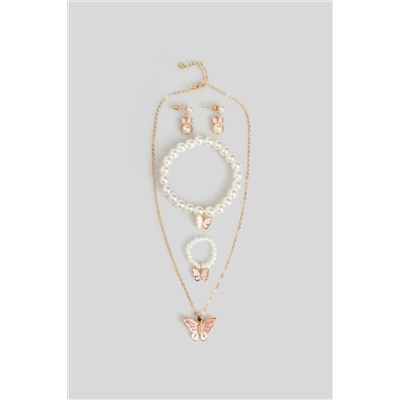 Набор (Бусы+Браслет+Кольцо+Серьги) ACOOLA, 1092712