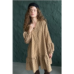 Платье женское  COSY076/02/Бежевый, черный