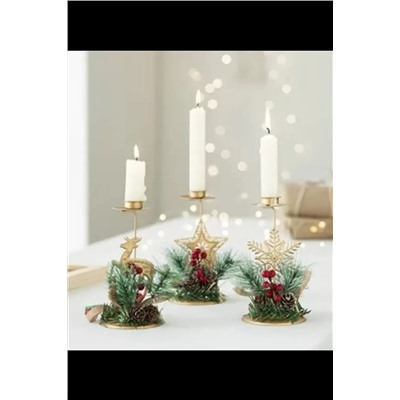 Новогодний подсвечник 60402 НАТАЛИ, 1060776