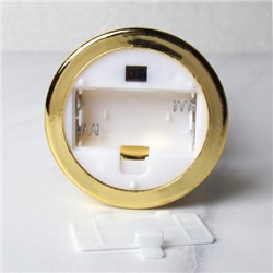 Свеча светодиодная в подсвечнике подвижный фитиль 7x16 см / 228M /уп 120/красная