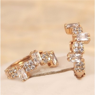 Серьги позолота H01-13612